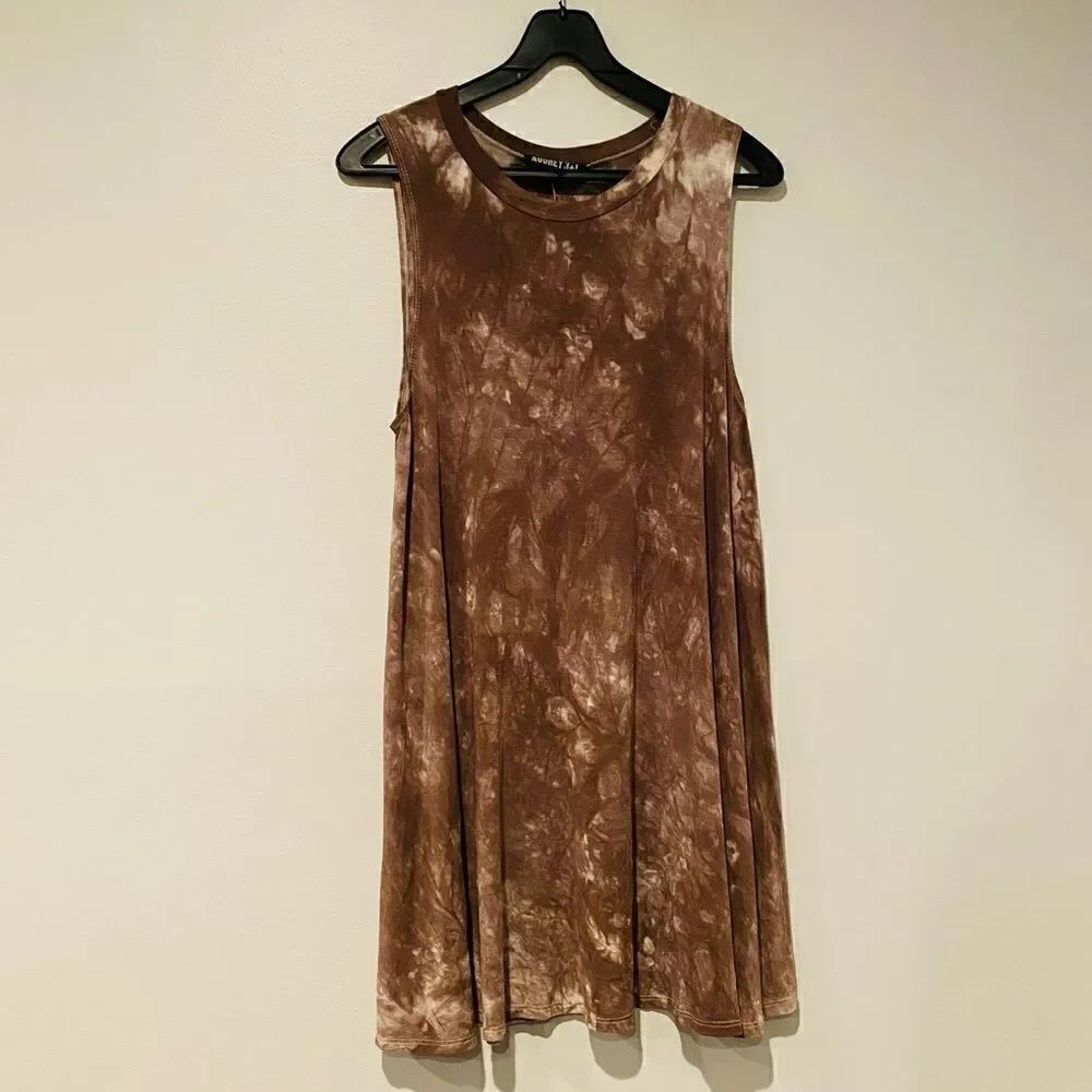 Audrey 3+1 Tie Dye Sleeveless Dress Size Small